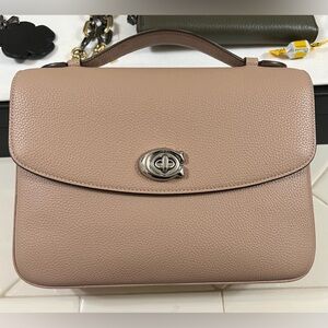 Coach Cassie Crossbody Taupe Euc